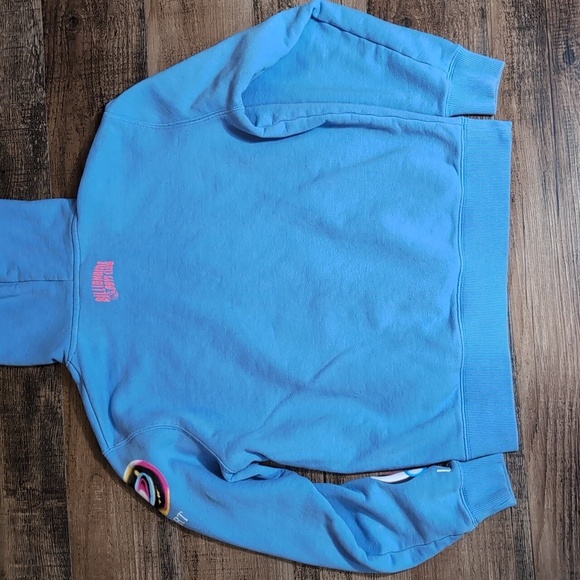 Billionaire Boys Club Embroidered Hoodie Size Small In Baby Blue - Picture 5 of 9